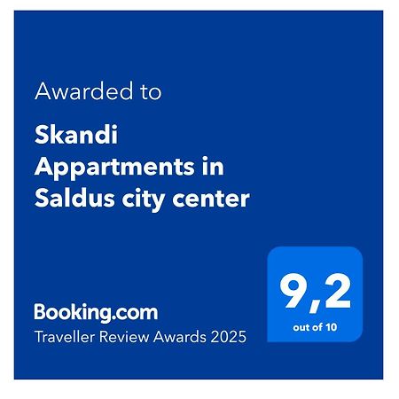 Skandi Appartments In Saldus City Center Bagian luar foto