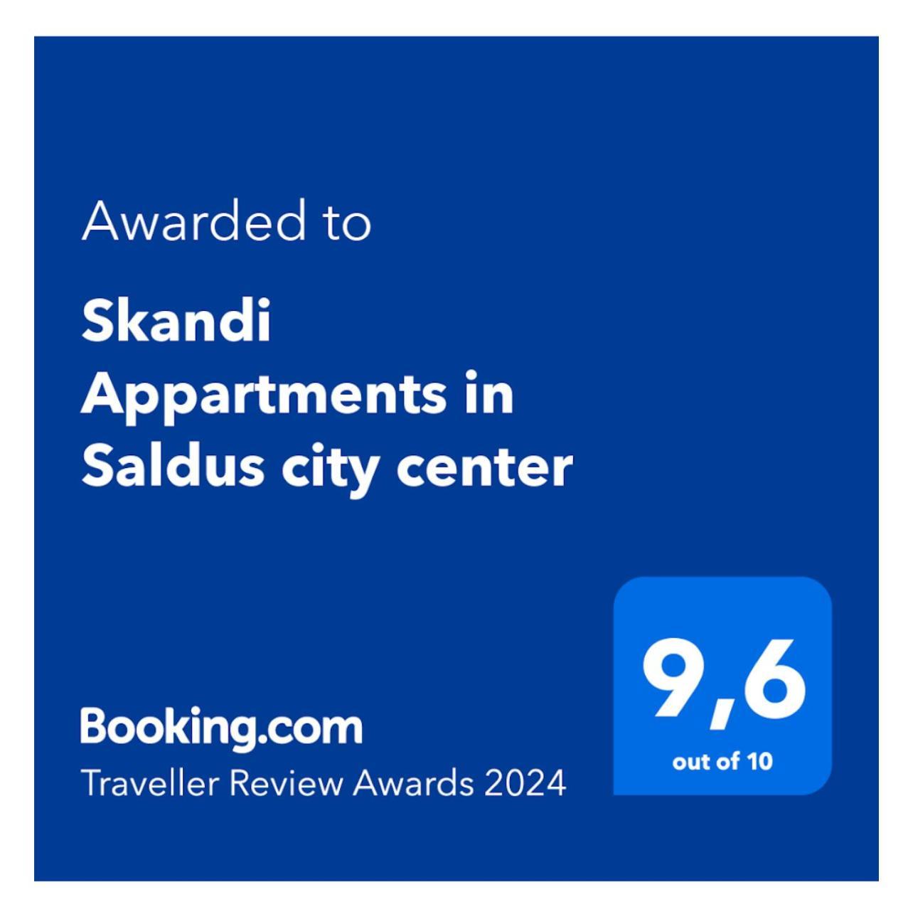 Skandi Appartments In Saldus City Center Bagian luar foto