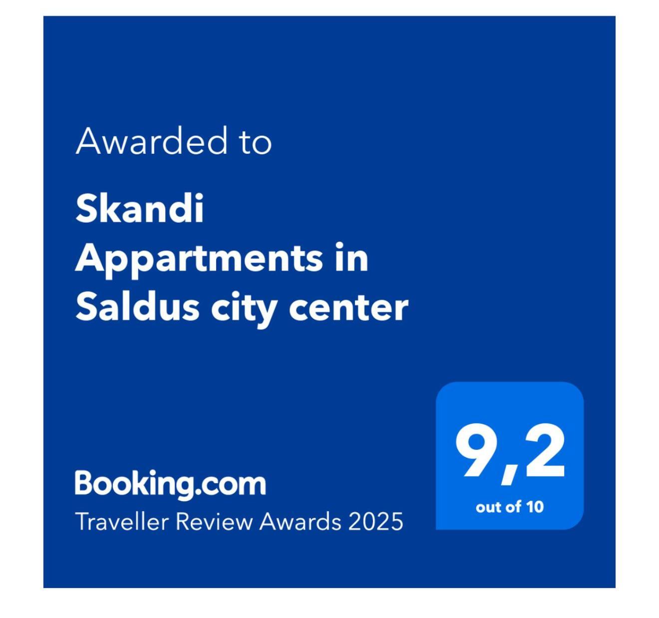 Skandi Appartments In Saldus City Center Bagian luar foto